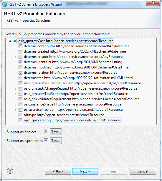 Select schema queries