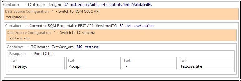 Traversing an href to a Rational Quality Manager test case