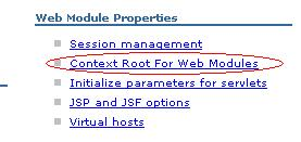 Context Root for Web Modules