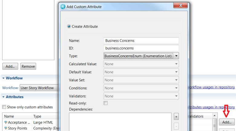 Updated set of enumeration id values