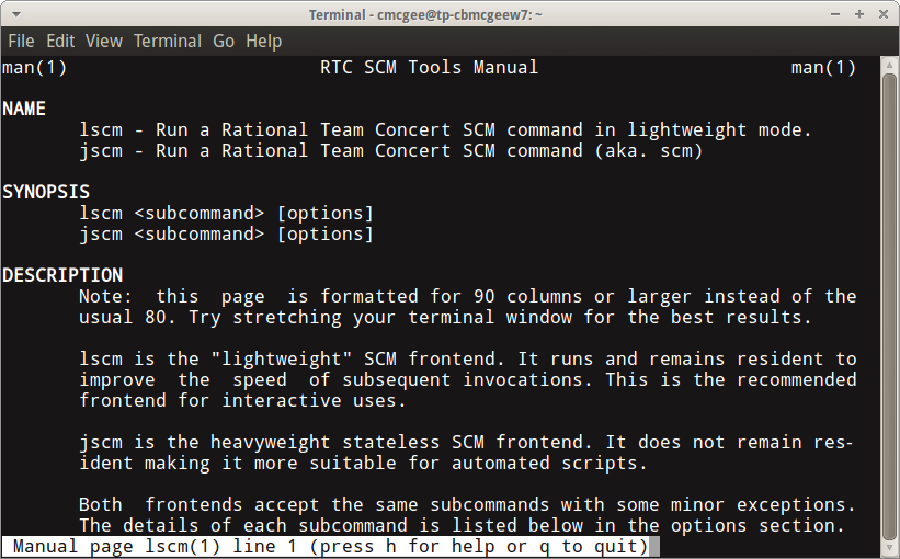 Scmtools man page