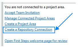 Connecting to a Jazz Repository
