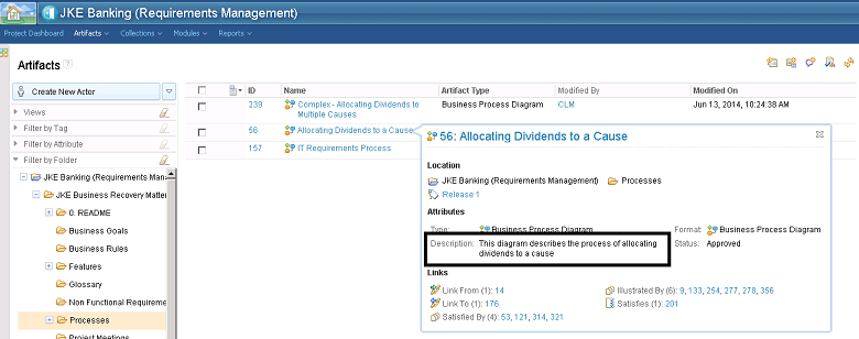 Requirement          Description in RDNG