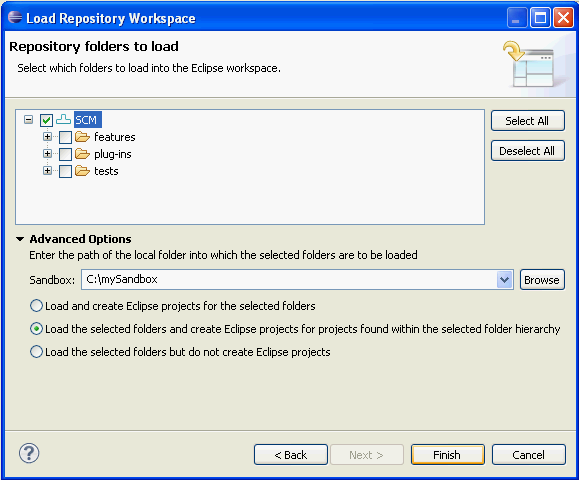 Load          Component Root Folder