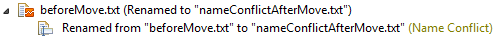 Rename with Name Conflict