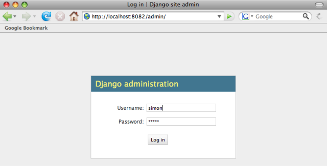 Admin Web UI Logon