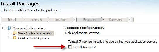 Don't install Tomcat 7