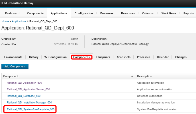 select Rational_QD_SystemPre-Requisite_600 component