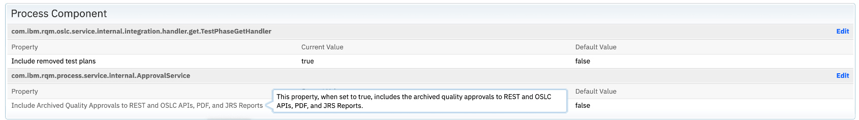 ETM Advanced Property for Archived Approvals